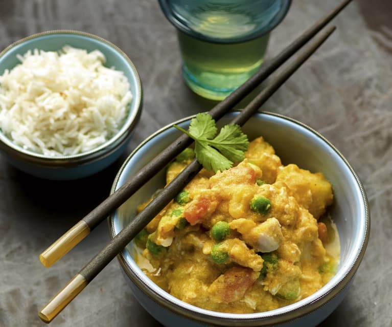 Curry de pui thai, rapid