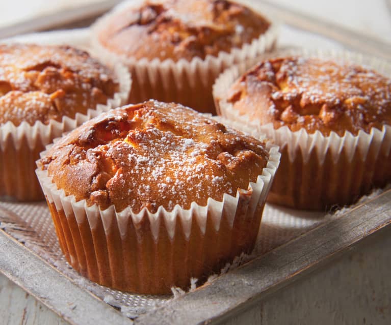 Muffin al cioccolato bianco