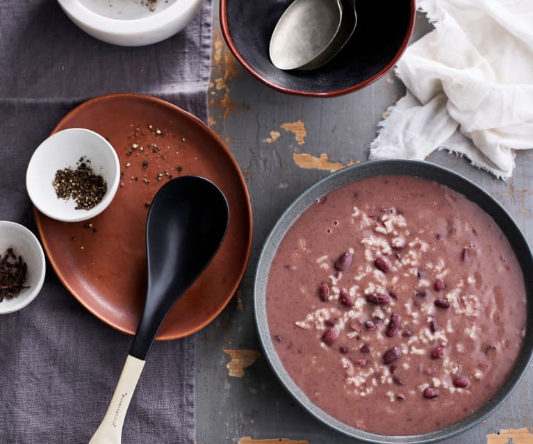 Sopa de feijão com arroz