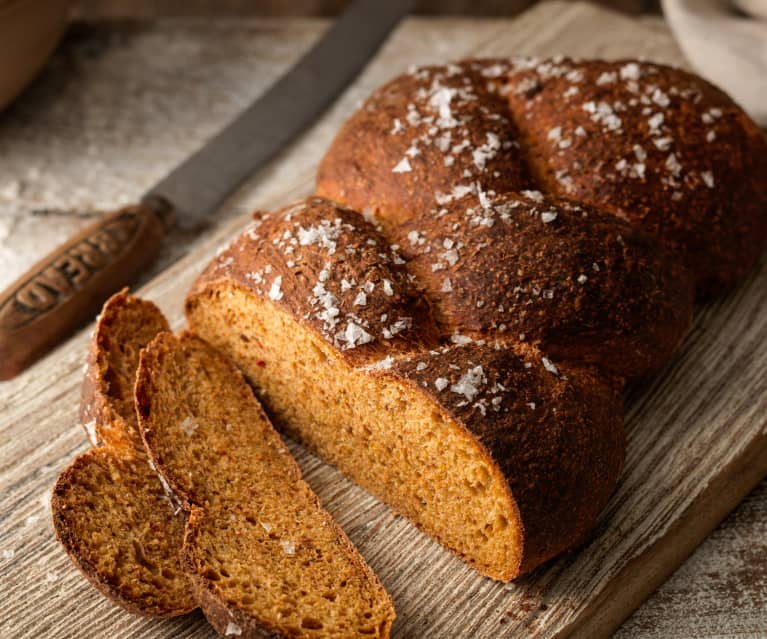 Sun-dried Tomato and Basil Plait