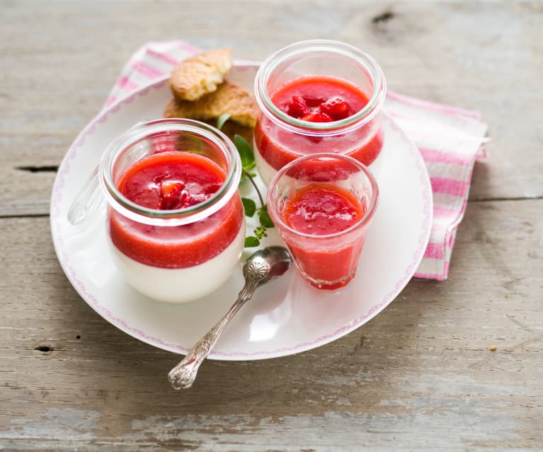 Panna cotta al grano saraceno