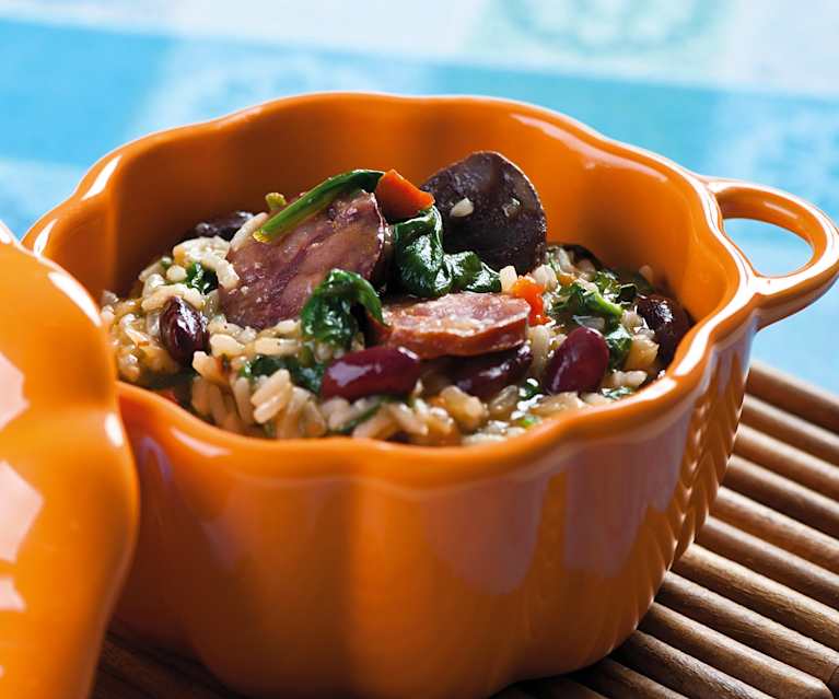 Arroz de enchidos e feijão Arroz de enchidos e feijão