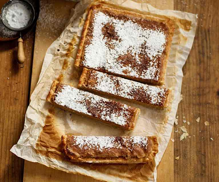 Tarte de grão e coco Tarte de grão e coco