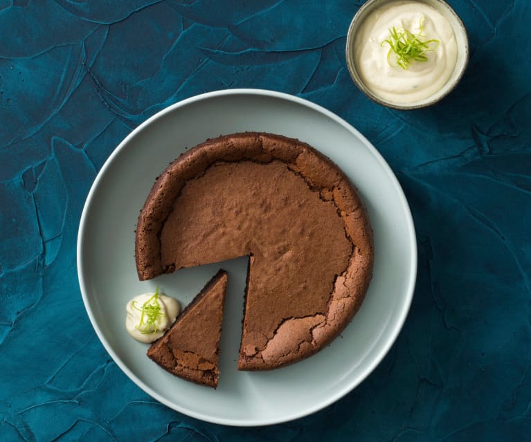 Chocolate Cake With Lime Cream Cookidoo The Official Thermomix Recipe Platform