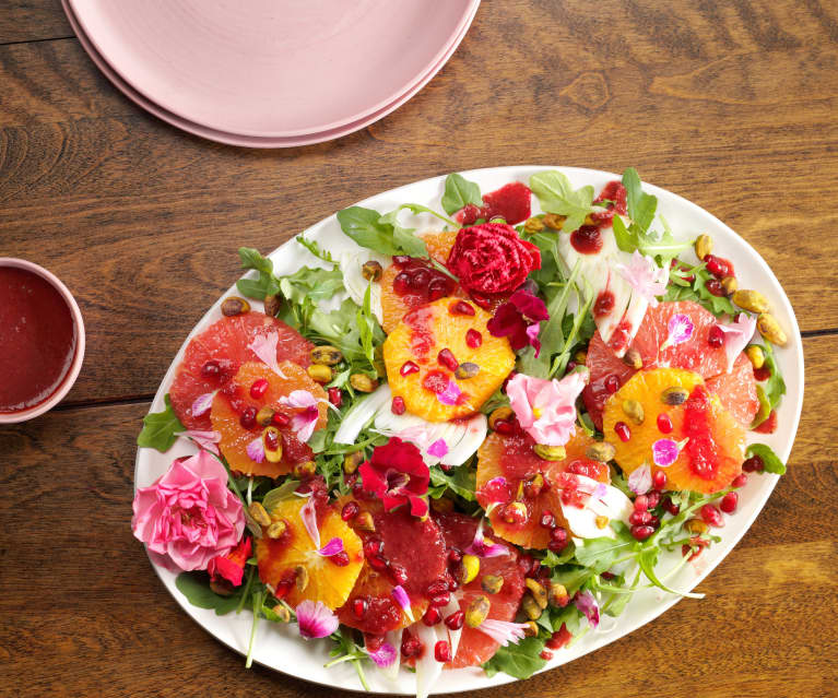 Citrus Salad with Beet Vinaigrette