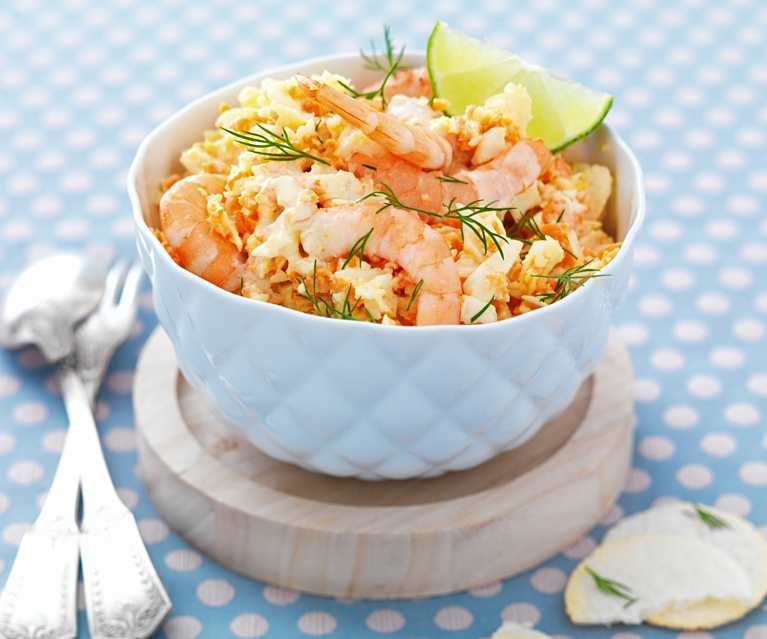 Coleslaw aux crevettes Coleslaw aux crevettes