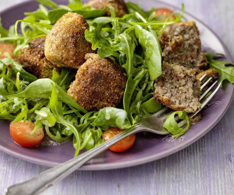 Cauliflower and Black Bean Balls