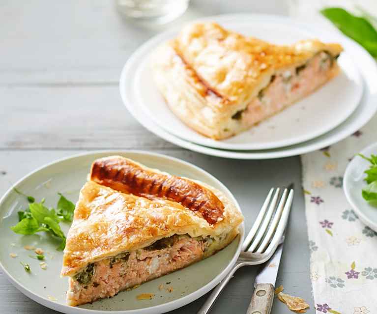 Tourte saumon-oseille Tourte saumon-oseille