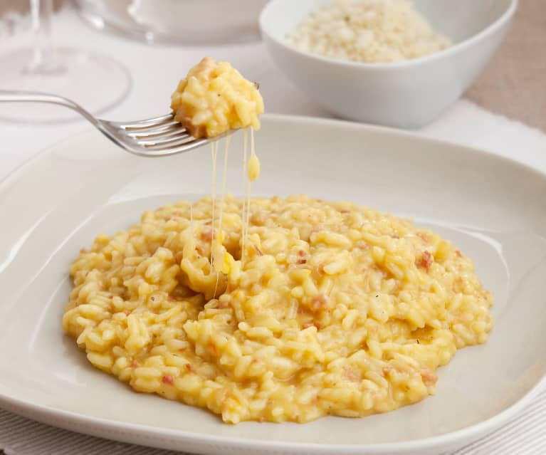 Prosciutto and Provolone Risotto