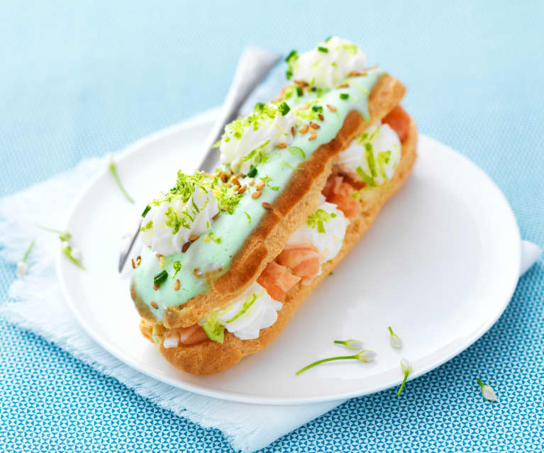 Eclairs saumon et pomme verte