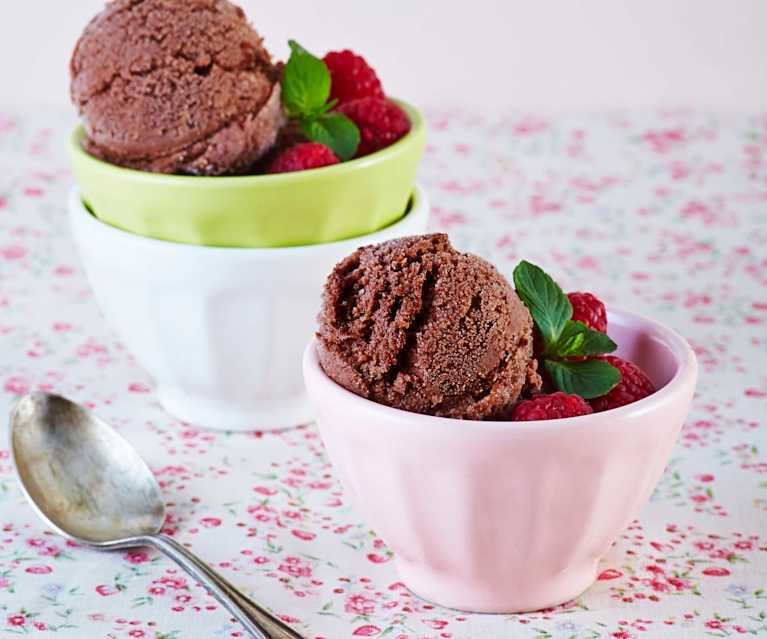 Helado de chocolate (vegano y sin gluten) Helado de chocolate (vegano y sin gluten)