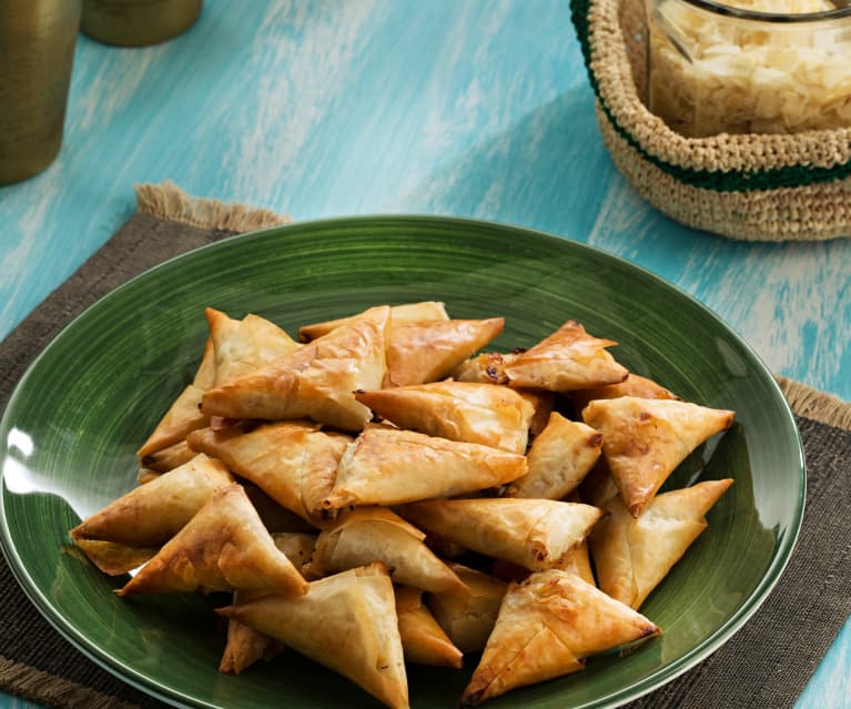 Samosas de pollo - India