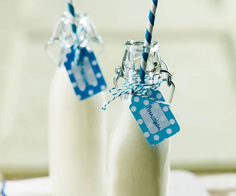 Iogurte líquido de pina colada