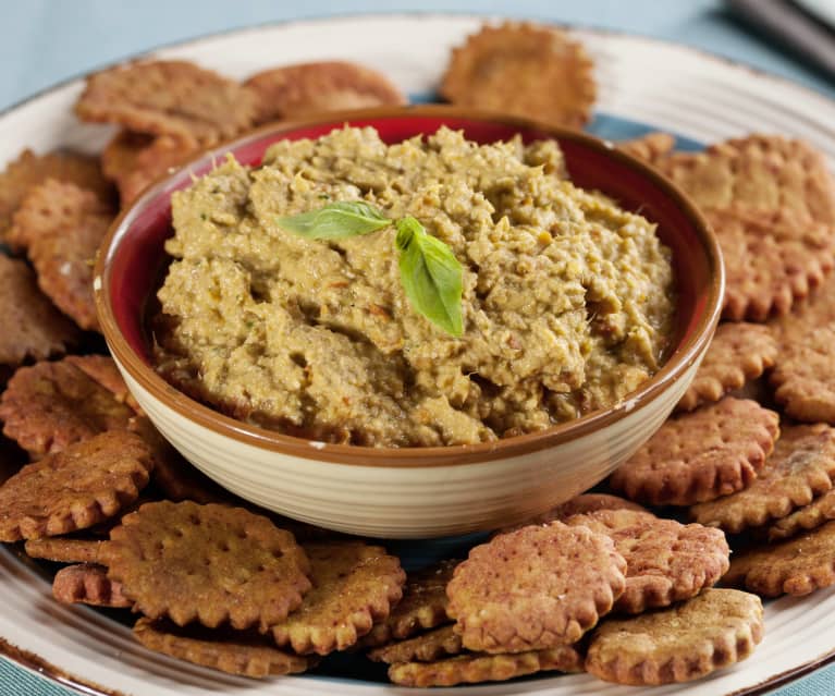 Salatini alla curcuma e salsa al tonno