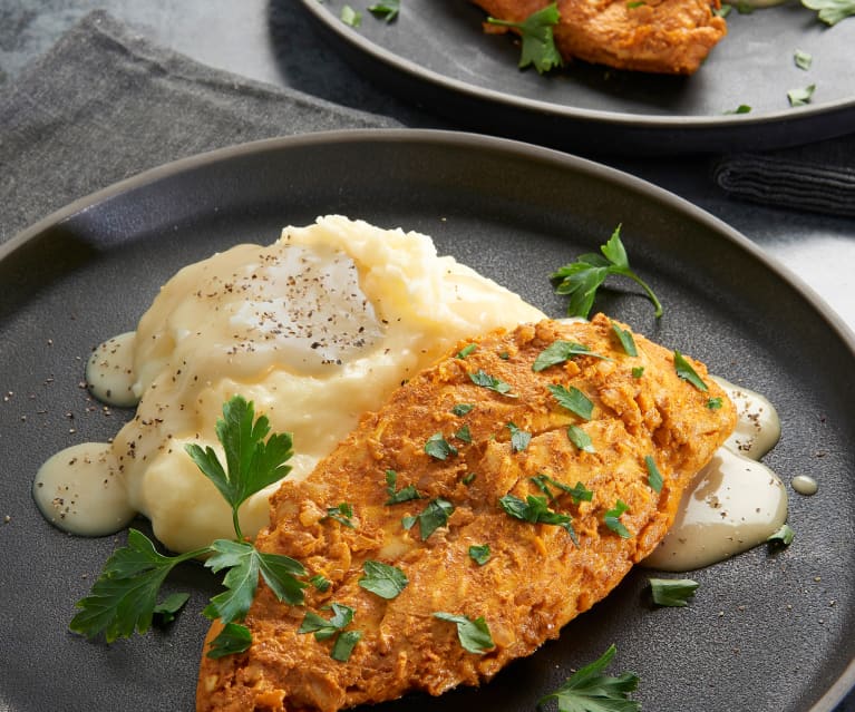 Chicken with Mashed Potatoes and Gravy