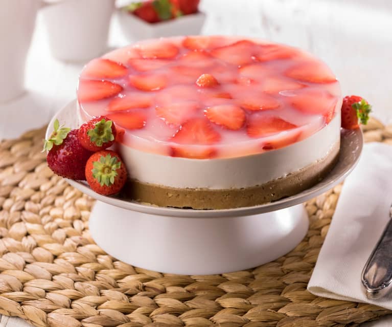 Cheesecake allo yogurt e fragole