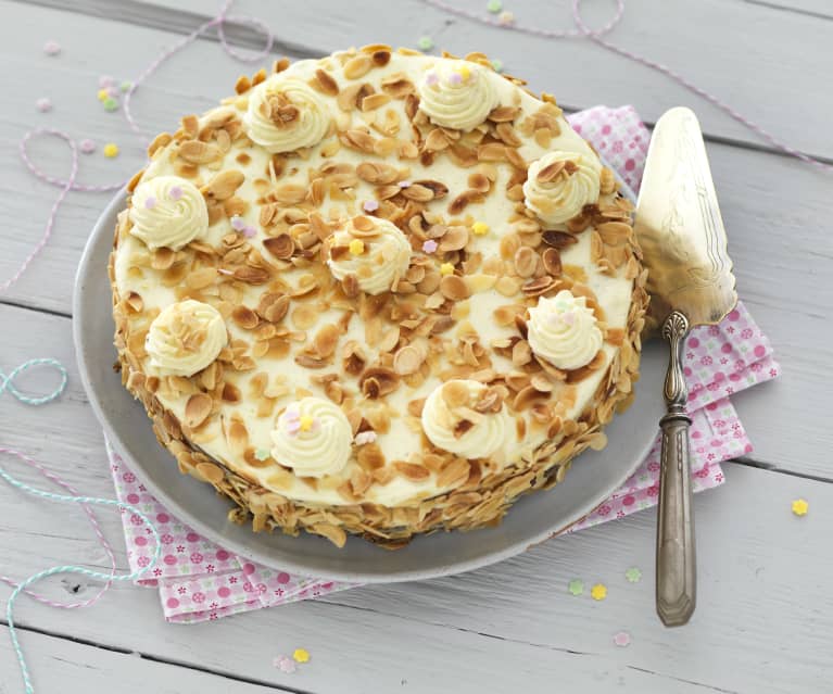 Gâteau à la vanille et aux amandes