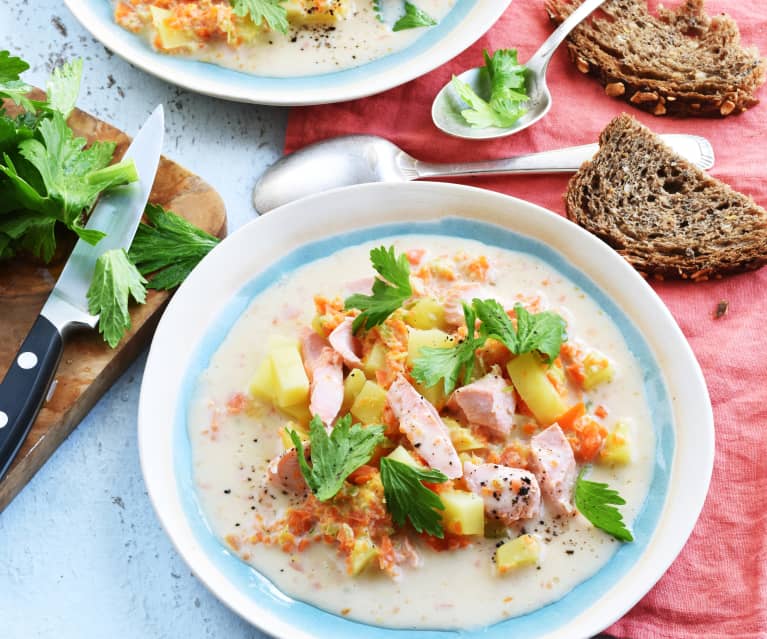 Chowder au saumon