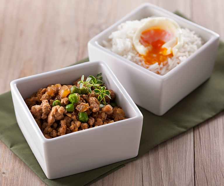溫泉蛋豬肉醬飯 溫泉蛋豬肉醬飯