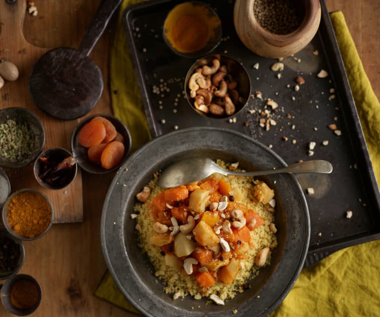 Tagine de legumes com ras el hanout