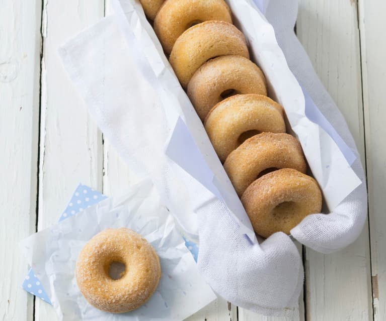 Soft cinnamon doughnuts