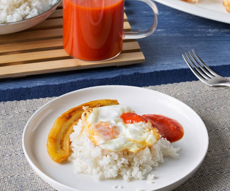 Arroz a la cubana (HESTAN CUE)