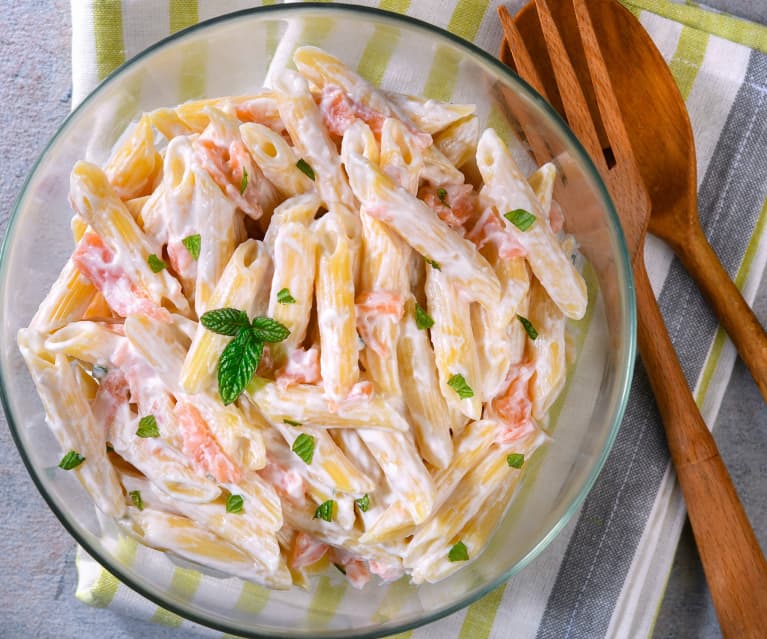 Insalata di pasta al salmone e yogurt - Cookidoo™– the official Thermomix®  recipe platform