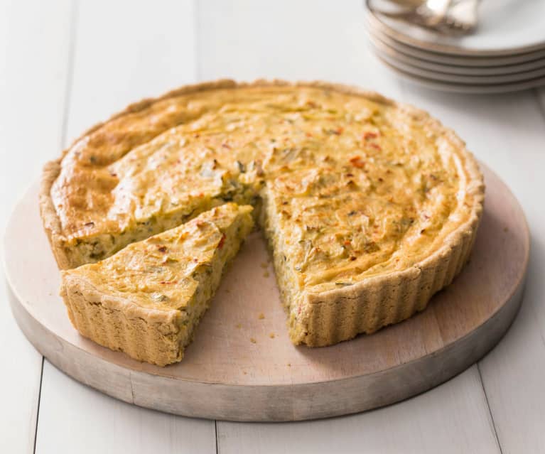 Leek quiche