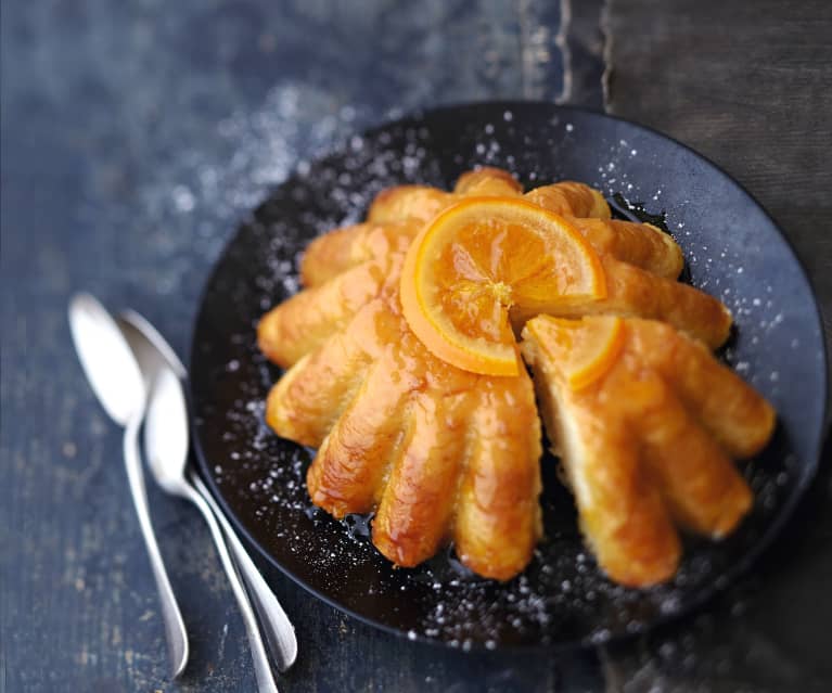 Gâteau de riz crémeux à l'orange