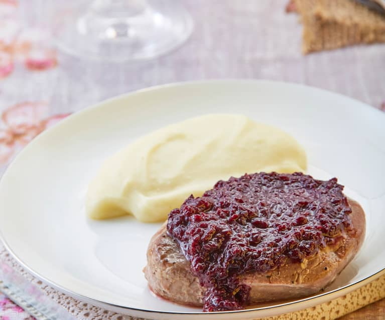 Filetes al vino tinto para 2