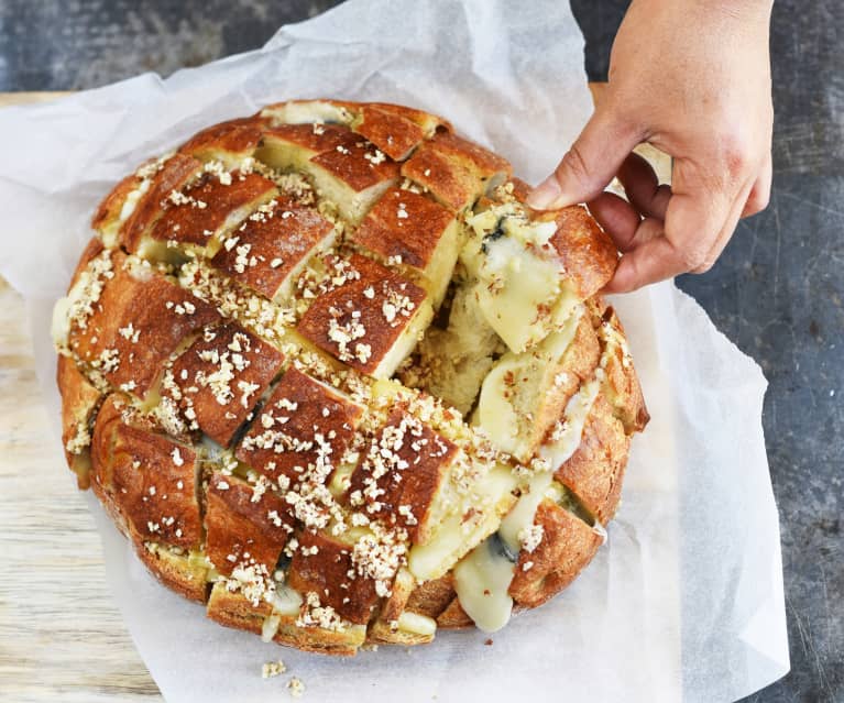 Pain hérisson au fromage à partager