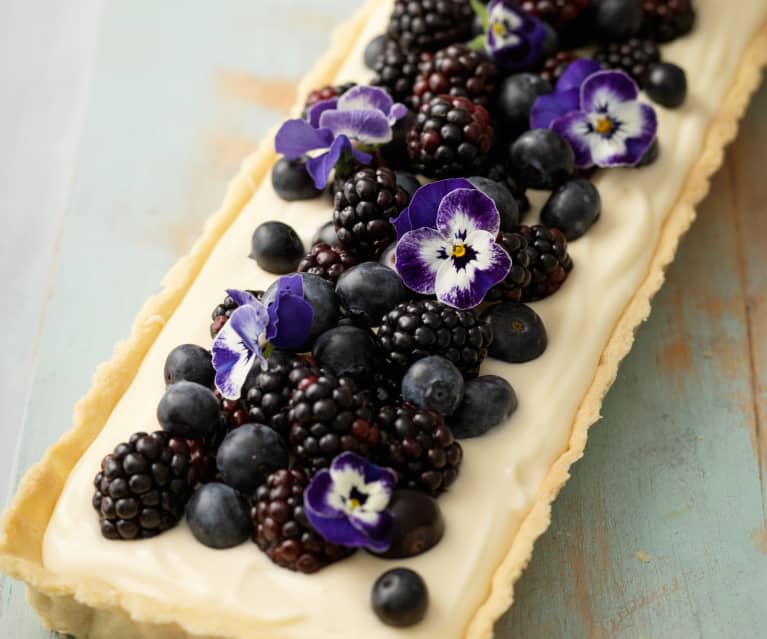 Fruit Tart with Camomile Custard