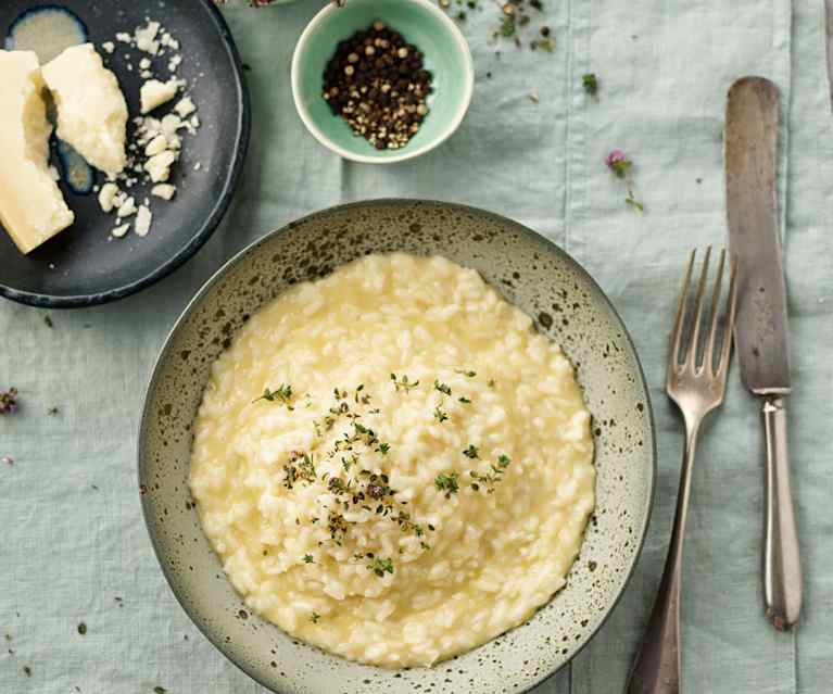 Risotto med parmesanost Risotto med parmesanost