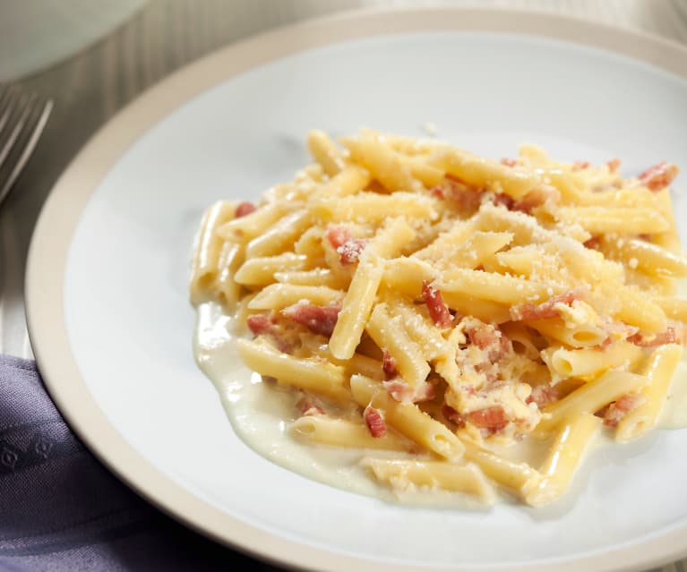 Macarrones a la carbonara