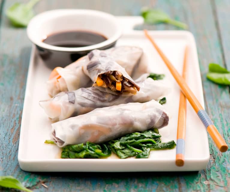 Azjatyckie spring rolls