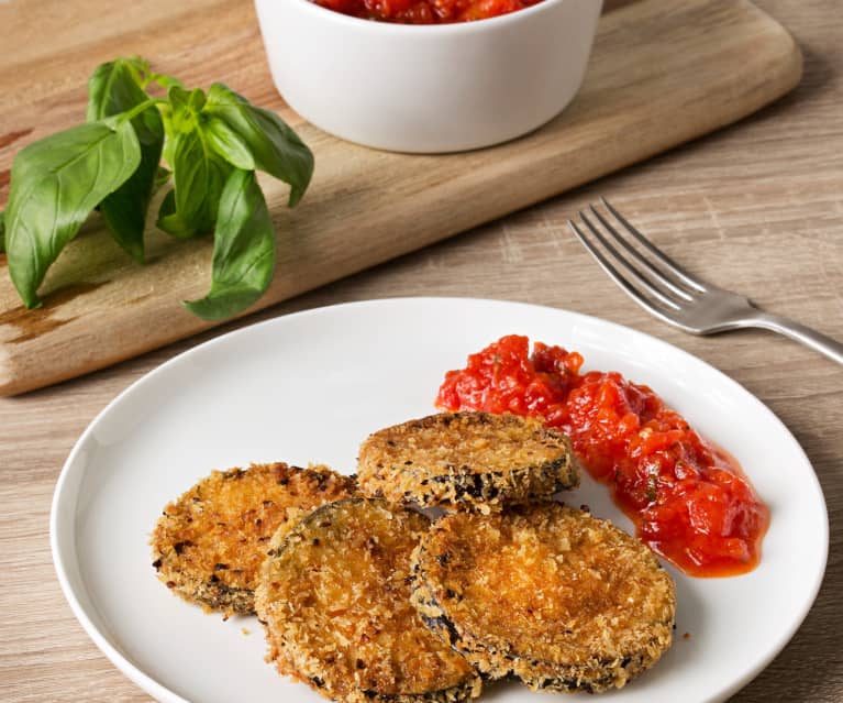 Crispy Eggplant with Tomato Basil Sauce (Hestan Cue™) Metric