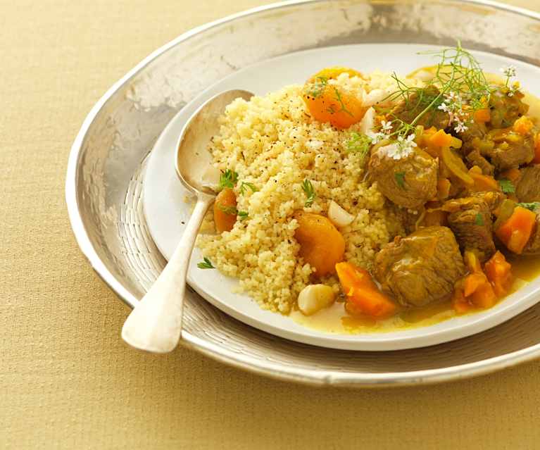 Lamb tagine with apricots and honey