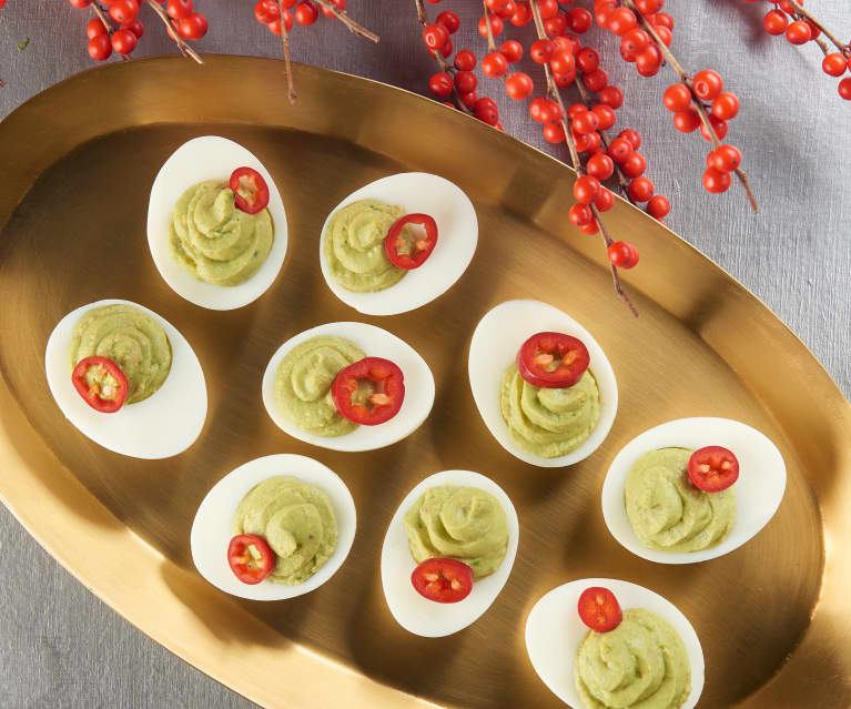 Avocado Deviled Eggs