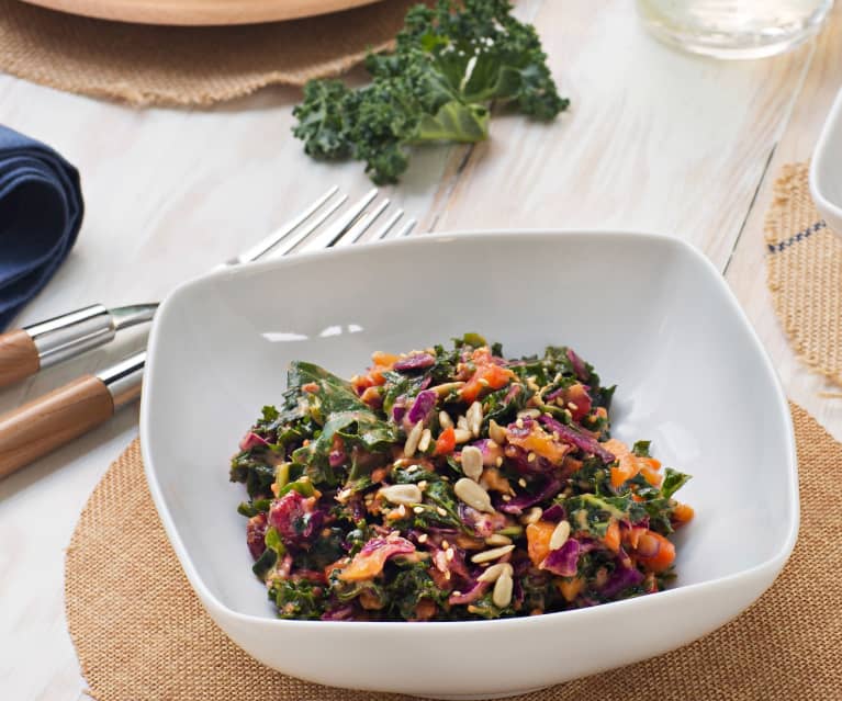 Ensalada detox con kale