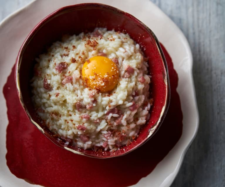 Risoto à carbonara