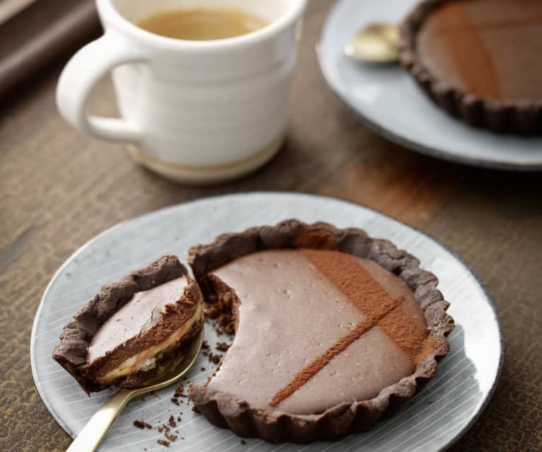 Salted Caramel Chocolate Tartlets