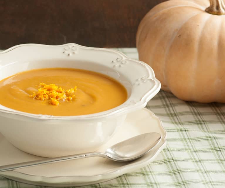 Roasted Pumpkin Soup with Orange