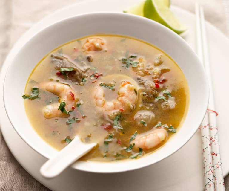 Tom Yum cu crevete