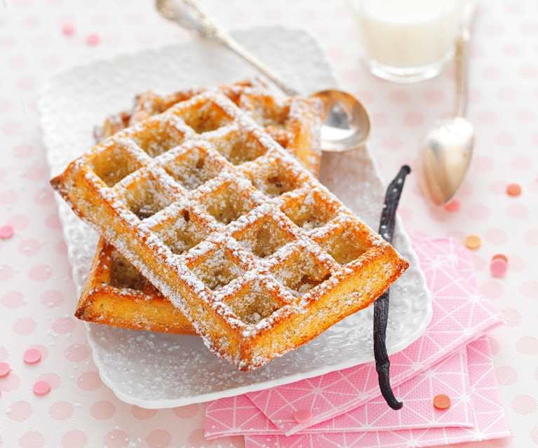 Gaufres à la vanille (cuisson au four) Gaufres à la vanille (cuisson au four)
