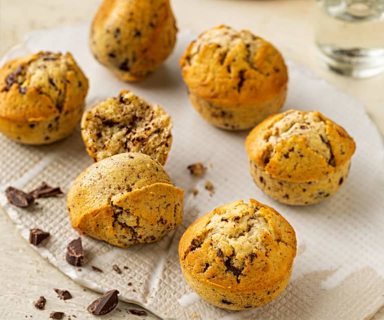 Muffin al cioccolato con il Egg poacher