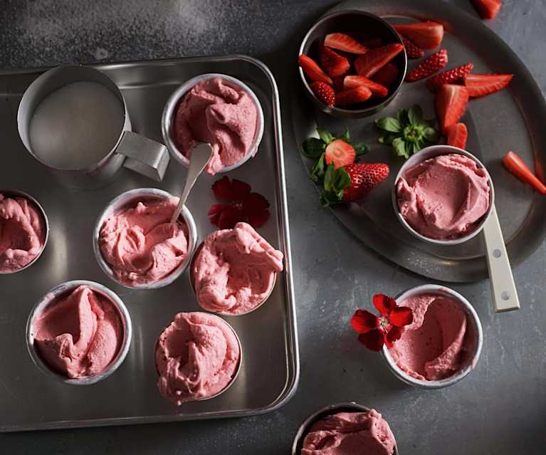 Gelado de morango
