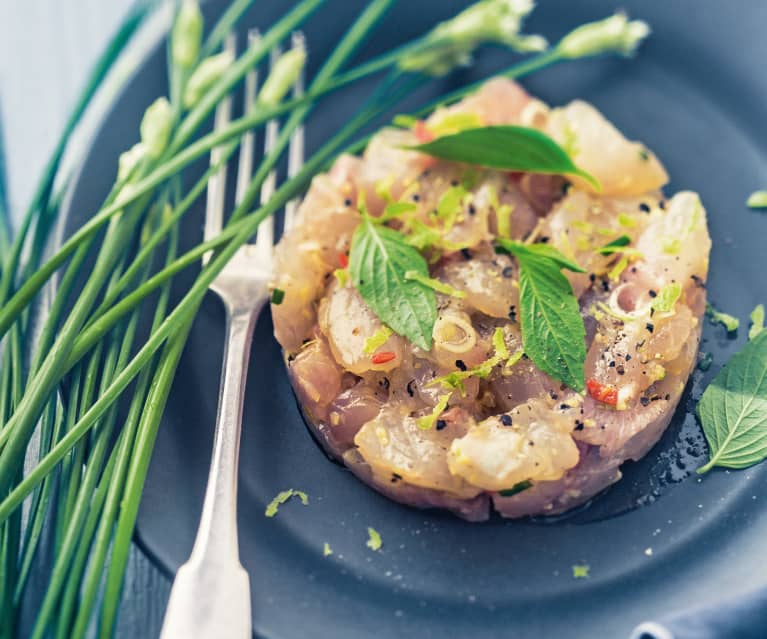 Tartare de dorade à la thaïe