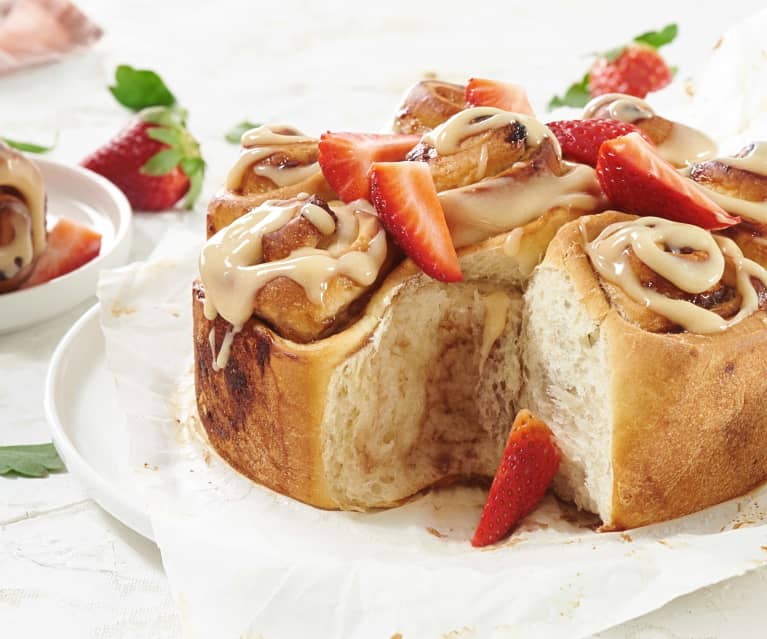 Rolls con fresas