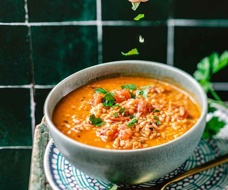 Soupe au boulgour et aux lentilles rouges (ezogelin) Soupe au boulgour et aux lentilles rouges (ezogelin)