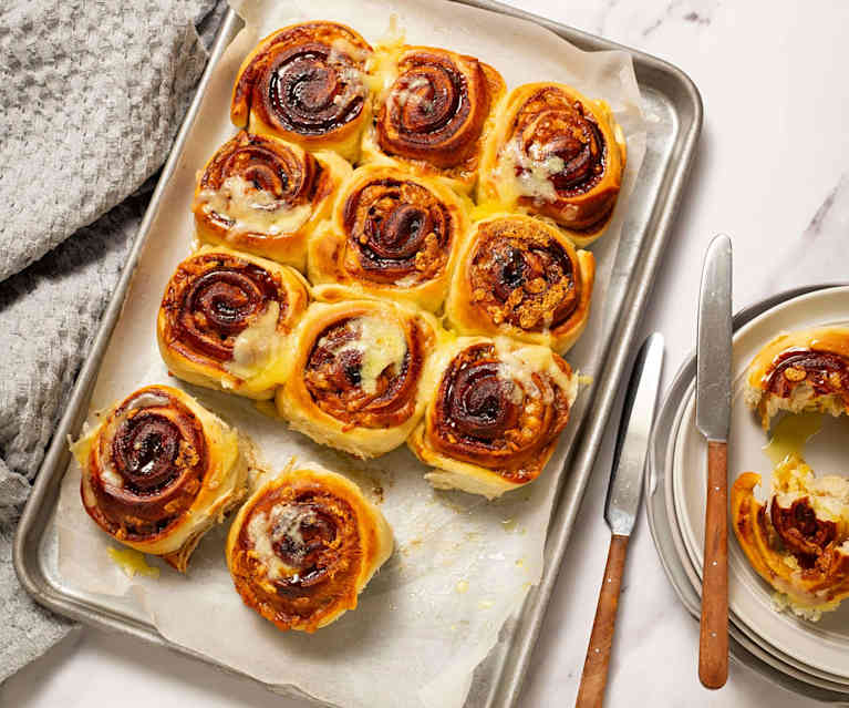 Vegemite® and cheese scrolls